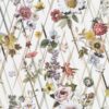 multicolour botanical wallpaper from christian lacroix