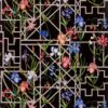 multicolour botanical wallpaper from christian lacroix