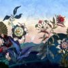 multicolour botanical wallpaper from christian lacroix