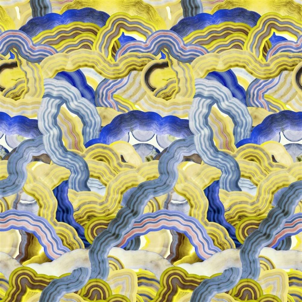 Mineral Creek Wallpaper - Iris by blue misc wallpaper from christian lacroix