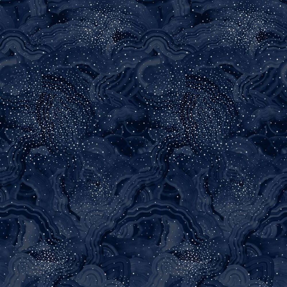 Persian Nights Wallpaper - Agate by blue spotted wallpaper from christian lacroix