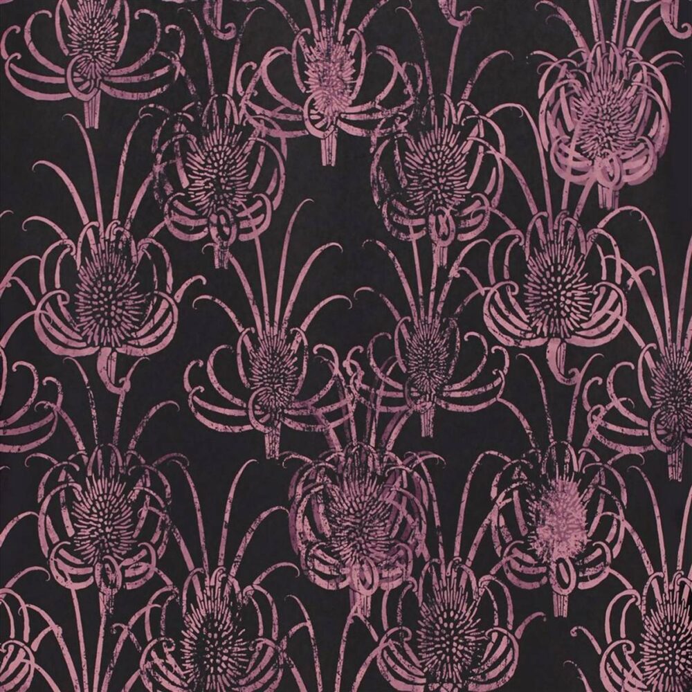 Les Centaurees Wallpaper - Bourgeon by pink botanical wallpaper from christian lacroix
