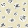 brown botanical wallpaper from christian lacroix