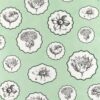 green botanical wallpaper from christian lacroix