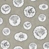 black-grey botanical wallpaper from christian lacroix