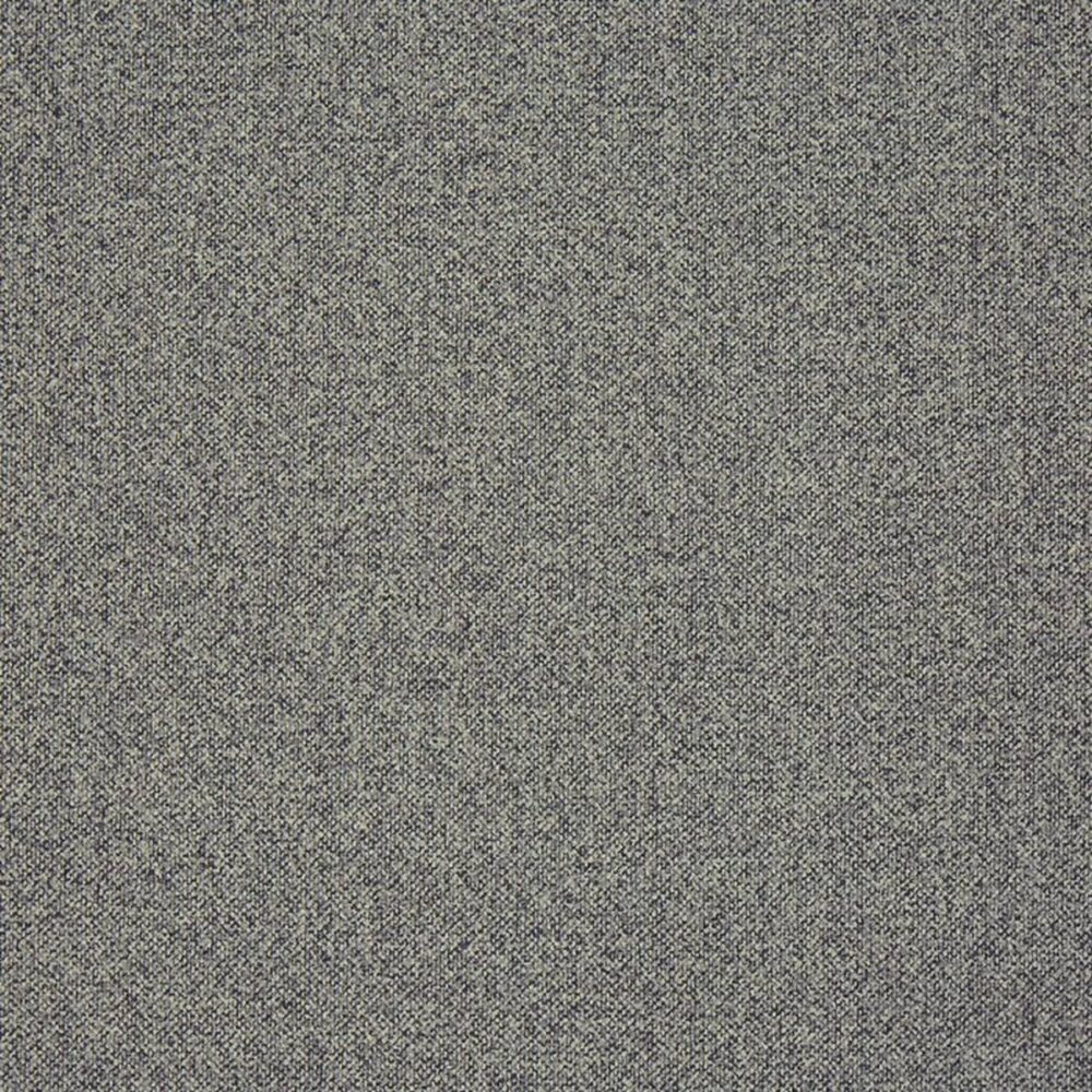Cameron Fabric - Flint by black-grey plain velvet-chenille fabric from Prestigious Textiles