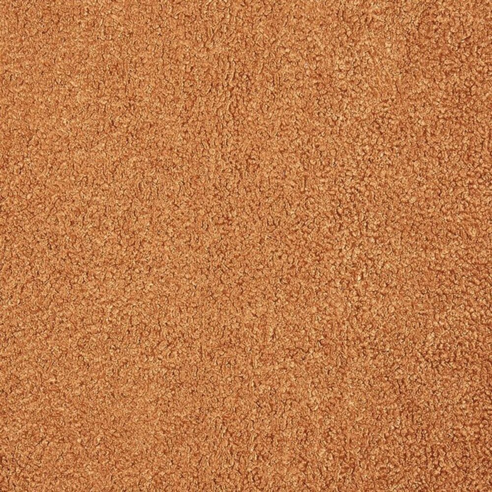 Fergus Fabric - Amber by orange plain velvet-chenille fabric from Prestigious Textiles