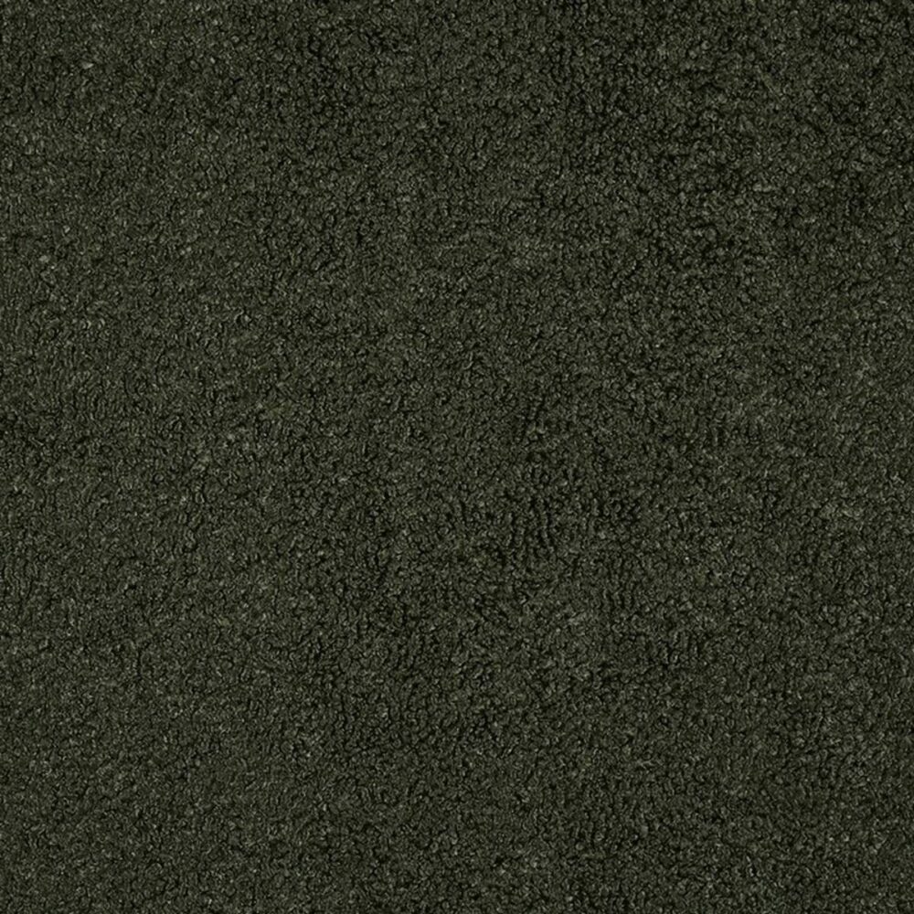 Fergus Fabric - Moss by green plain velvet-chenille fabric from Prestigious Textiles