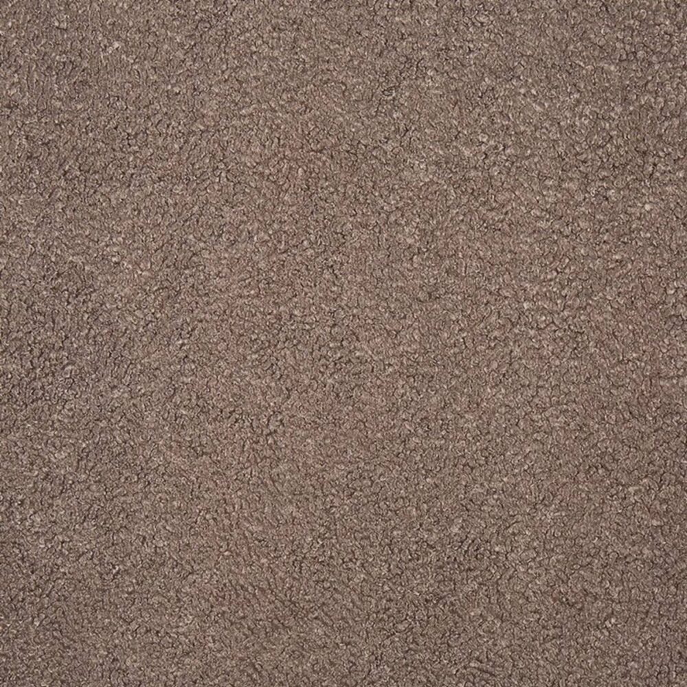 Fergus Fabric - Flint by brown plain velvet-chenille fabric from Prestigious Textiles