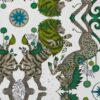 green animal wallpaper from emma shipley