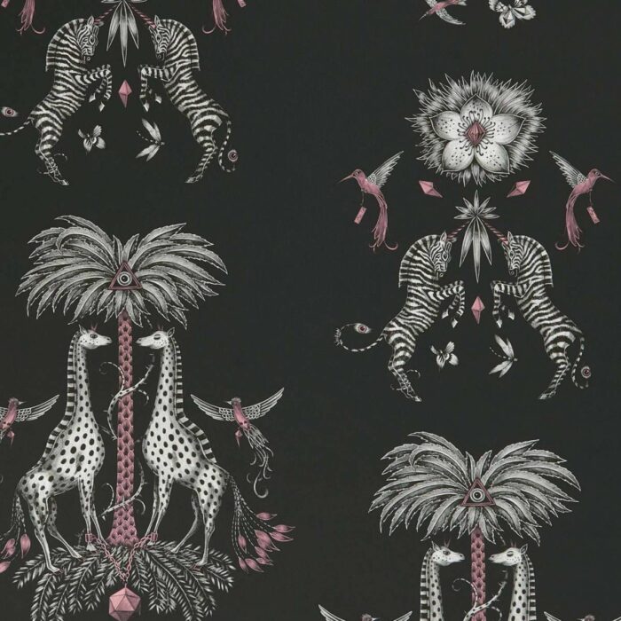 Creatura Wallpaper - Charcoal swatch