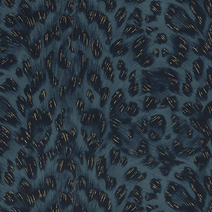 Felis Wallpaper - Navy swatch