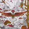 brown animal wallpaper from emma shipley