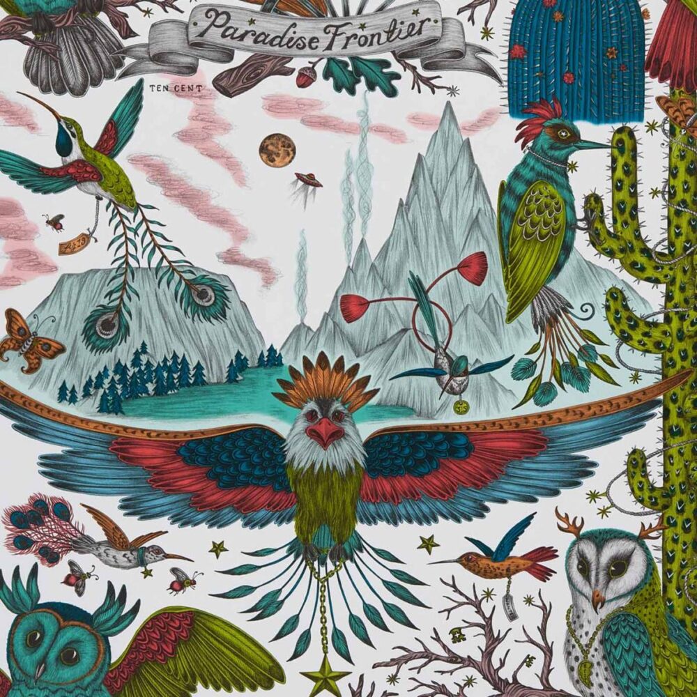 Frontier Wallpaper - Green by Frontier Wallpaper - Green from