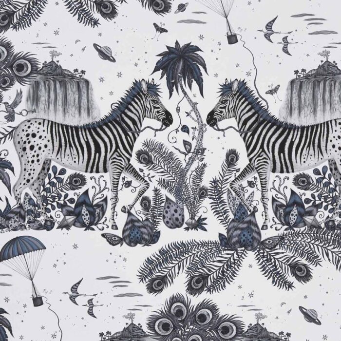 Lost World Wallpaper - Blue swatch