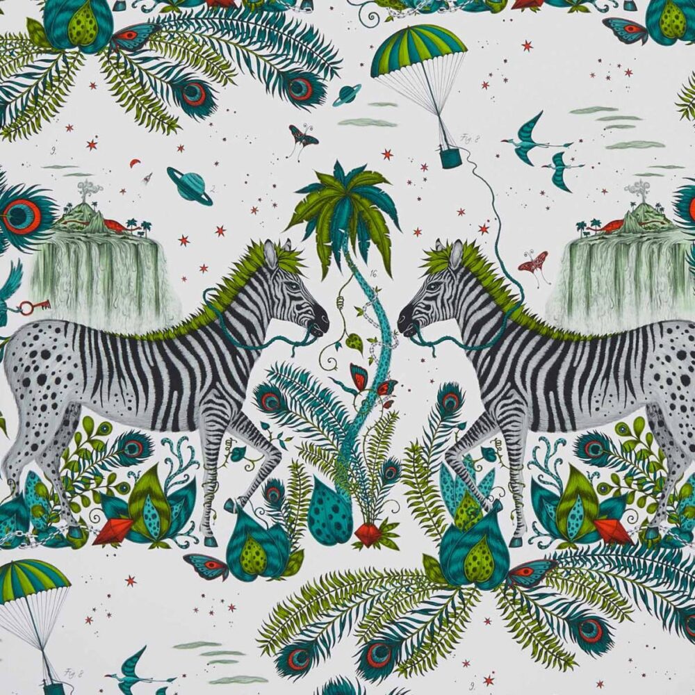 Lost World Wallpaper - Green by green animal wallpaper from emma shipley