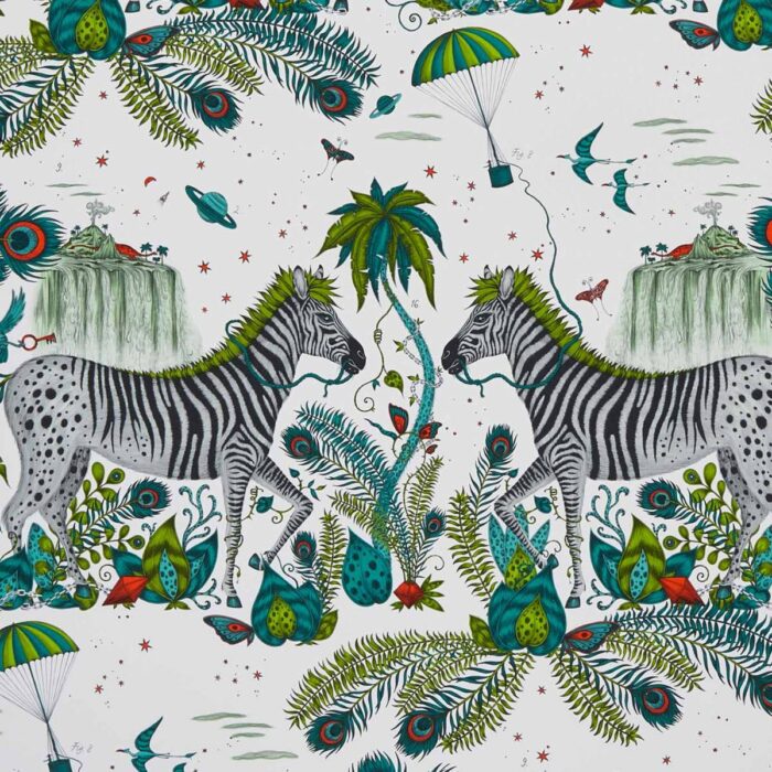 Lost World Wallpaper - Green swatch