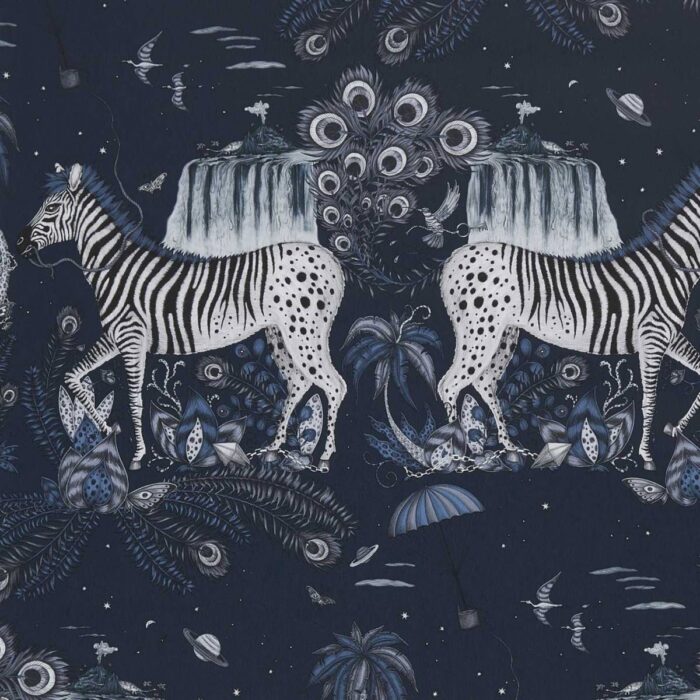 Lost World Wallpaper - Navy swatch