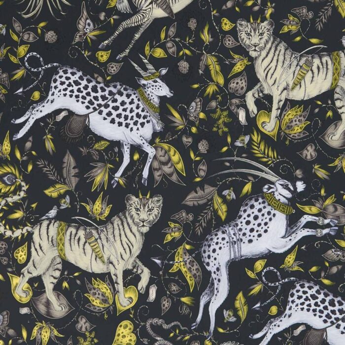 Protea Wallpaper - Charcoal swatch