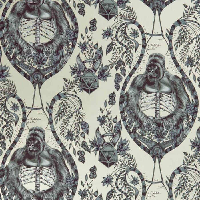 Silverback Wallpaper - Gold swatch
