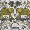 yellow animal wallpaper from emma shipley