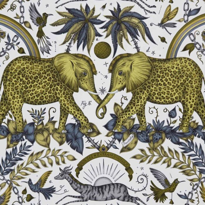 Zambezi Wallpaper - Gold swatch