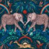 multicolour animal wallpaper from emma shipley
