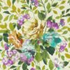 green botanical wallpaper from clarke & clarke