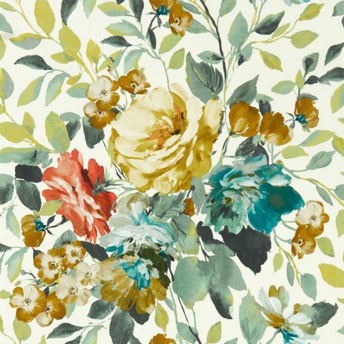 Bloom Wallpaper - Antique fabric swatch W0139/02
