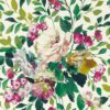 green botanical wallpaper from clarke & clarke