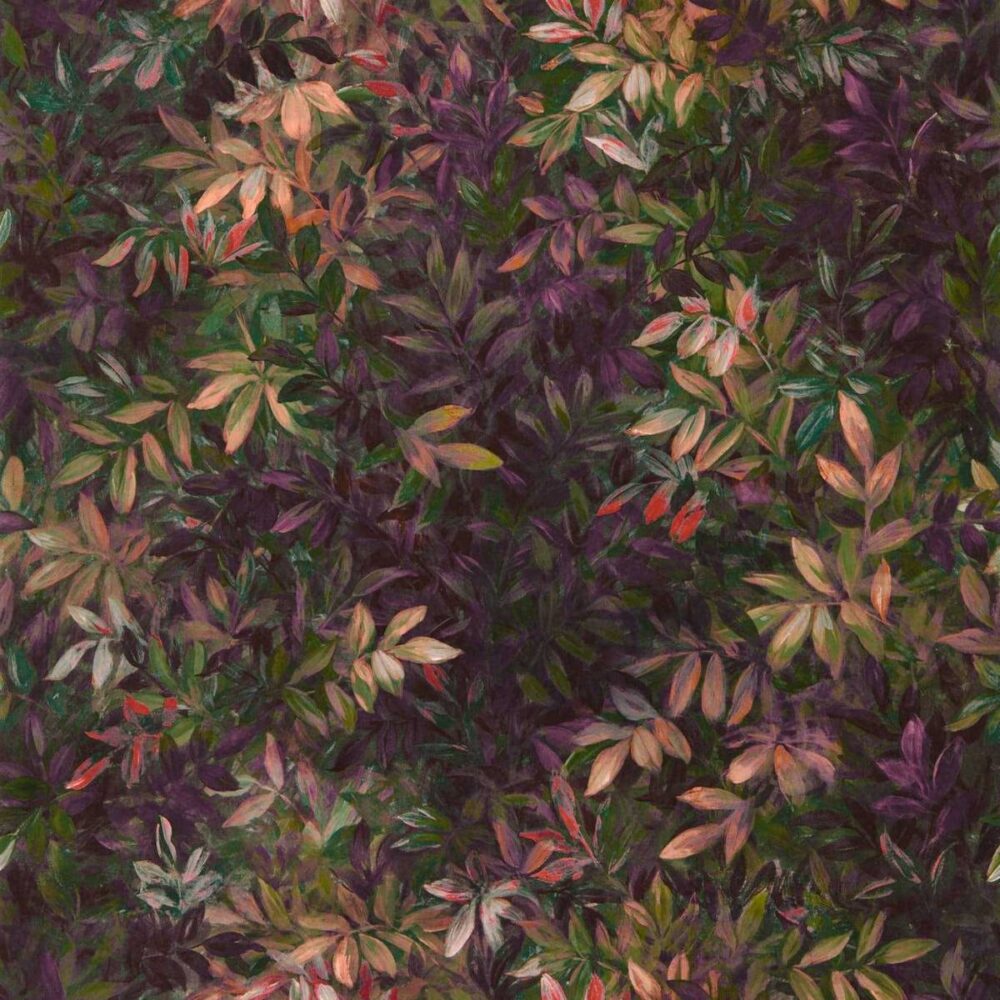 green botanical wallpaper from clarke & clarke