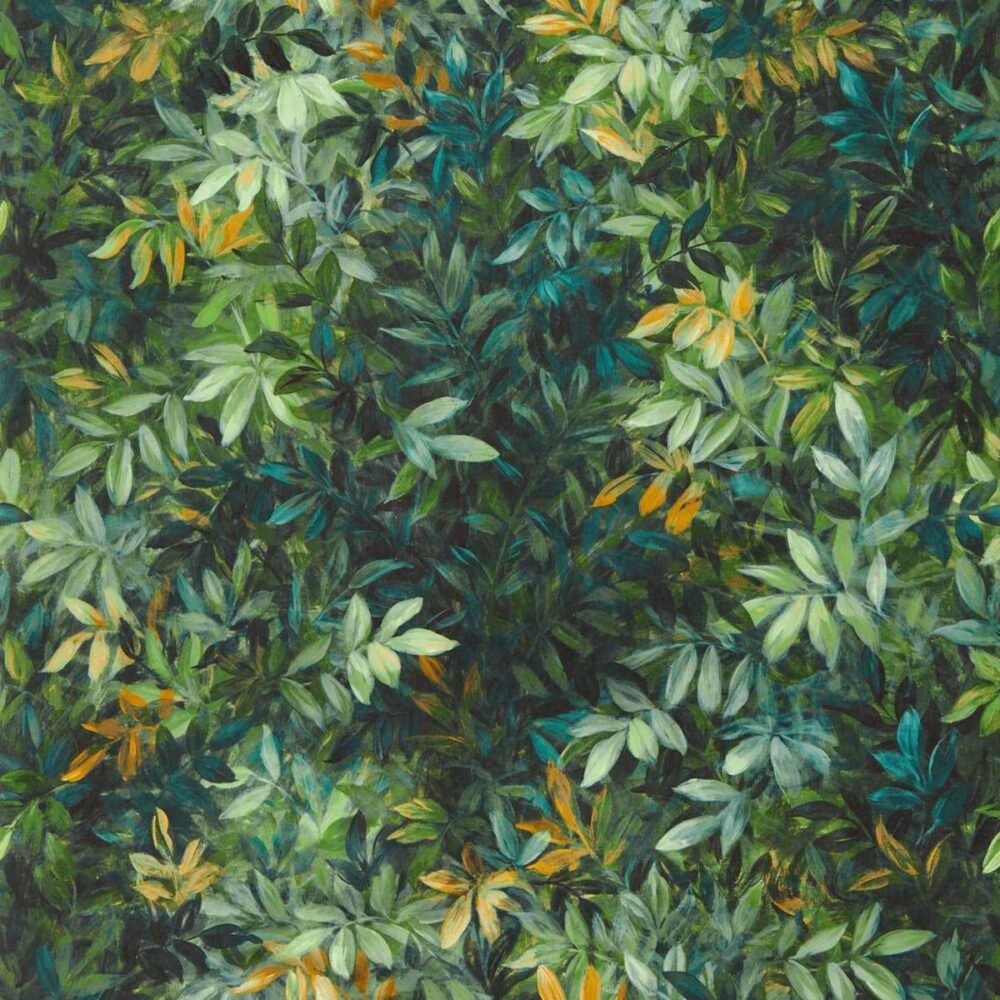 Congo Wallpaper - Forest by green botanical wallpaper from clarke & clarke