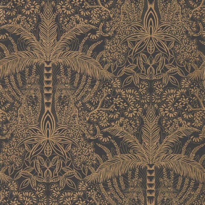 Leopardo Wallpaper - Antique / ir fabric swatch W0141/01