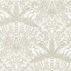 white botanical wallpaper from clarke & clarke