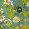 blue botanical wallpaper from clarke & clarke