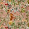 green animal velvet-chenille fabric from Prestigious Textiles