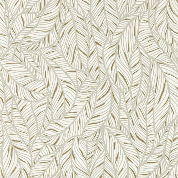 Selva Wallpaper - Linen / Champagne fabric swatch W0144/03