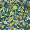 green animal velvet-chenille fabric from Prestigious Textiles