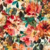 multicolour botanical wallpaper from clarke & clarke