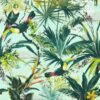 green animal wallpaper from clarke & clarke