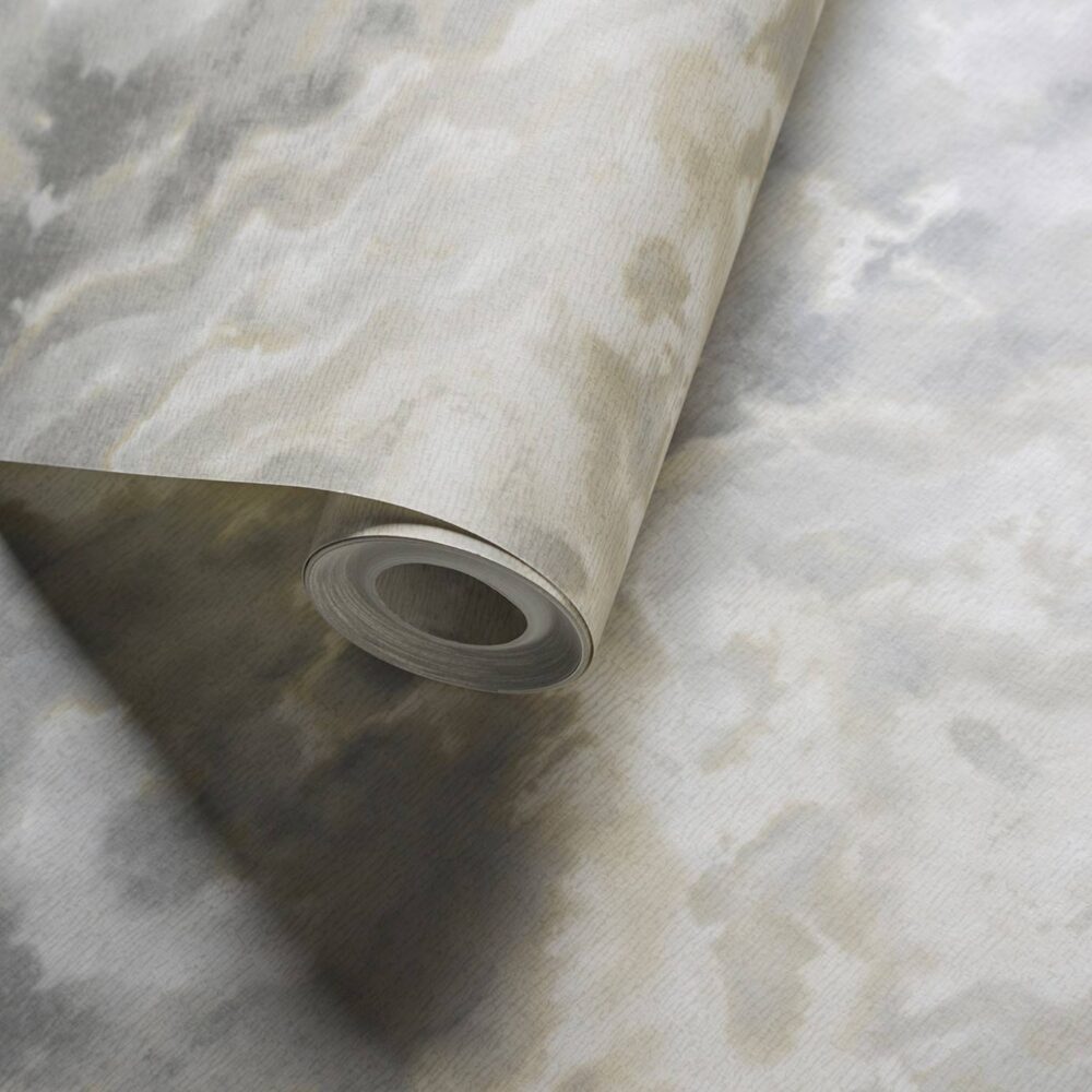 Aqueous Wallpaper - Charcoal by Aqueous Wallpaper - Charcoal from