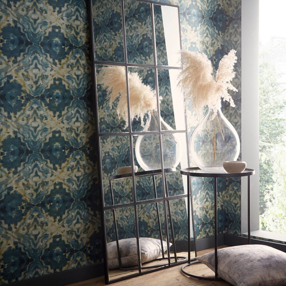 Aqueous Wallpaper - Teal from