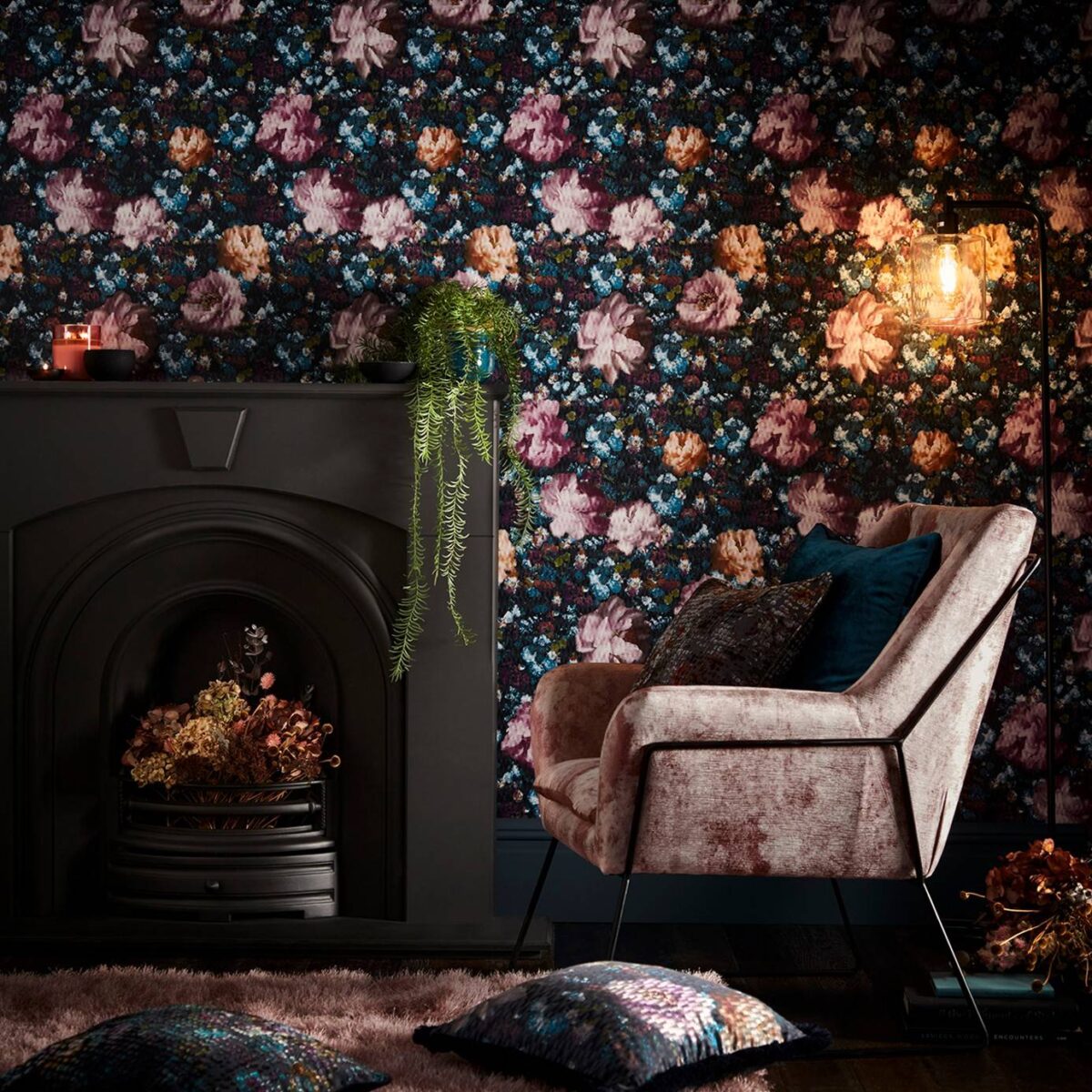 Camile Wallpaper - Midnight by Camile Wallpaper - Midnight from