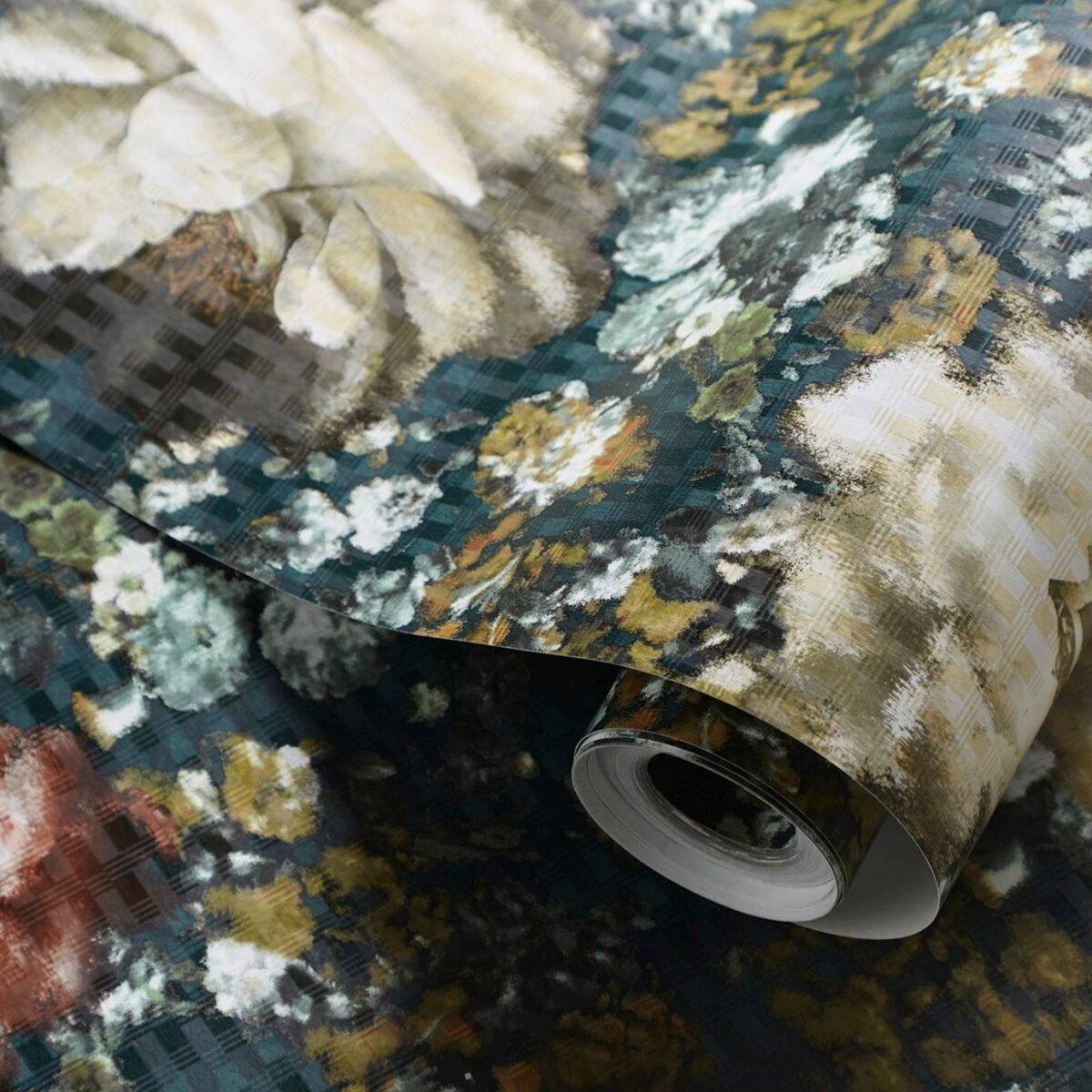 Camile Wallpaper - Midnight / Gold by Camile Wallpaper - Midnight / Gold from