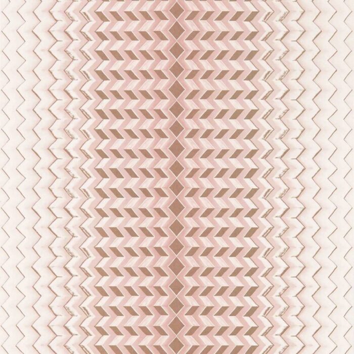 Fragment Wallpaper - Blush / Gold fabric swatch W0150/01
