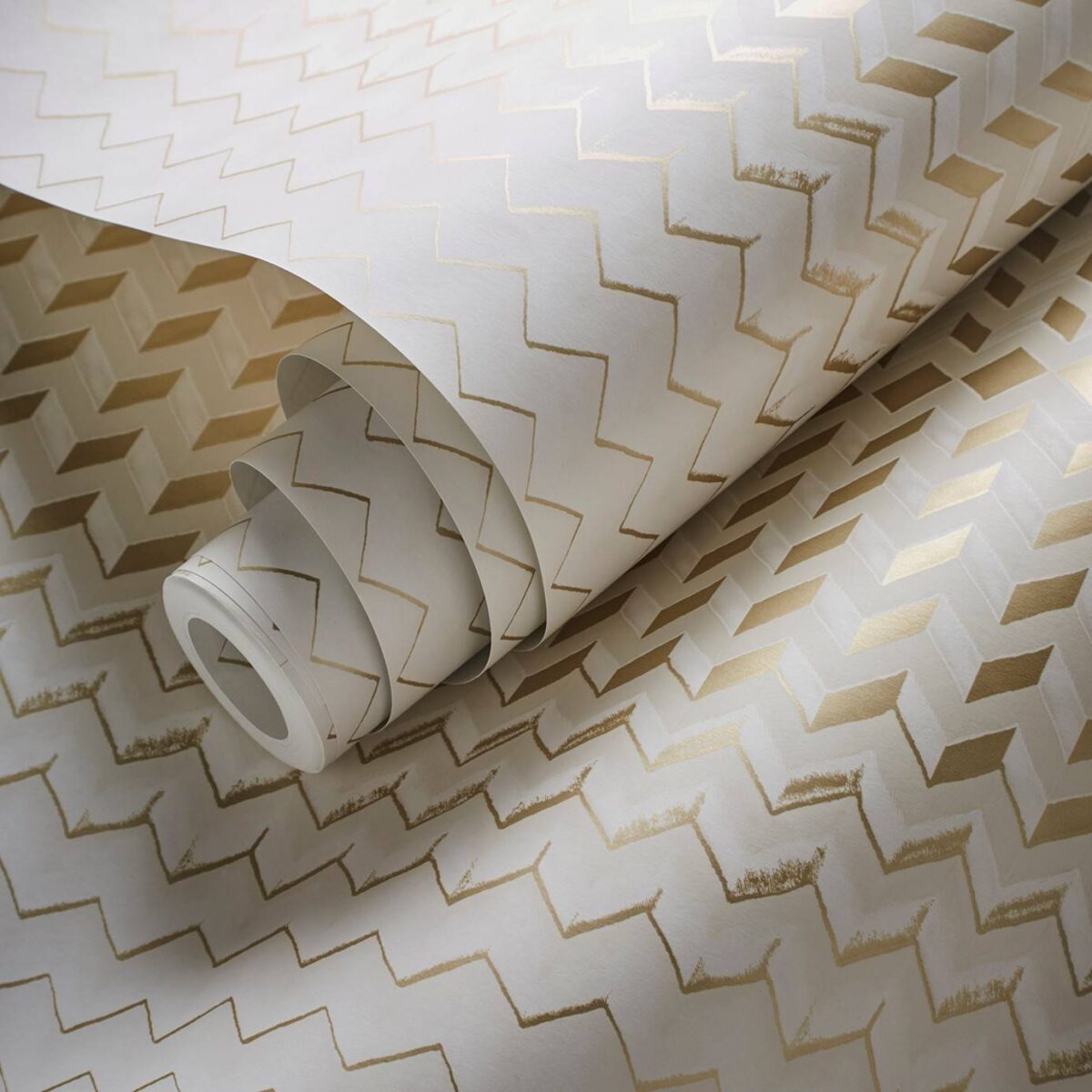 Fragment Wallpaper - Blush / Gold from