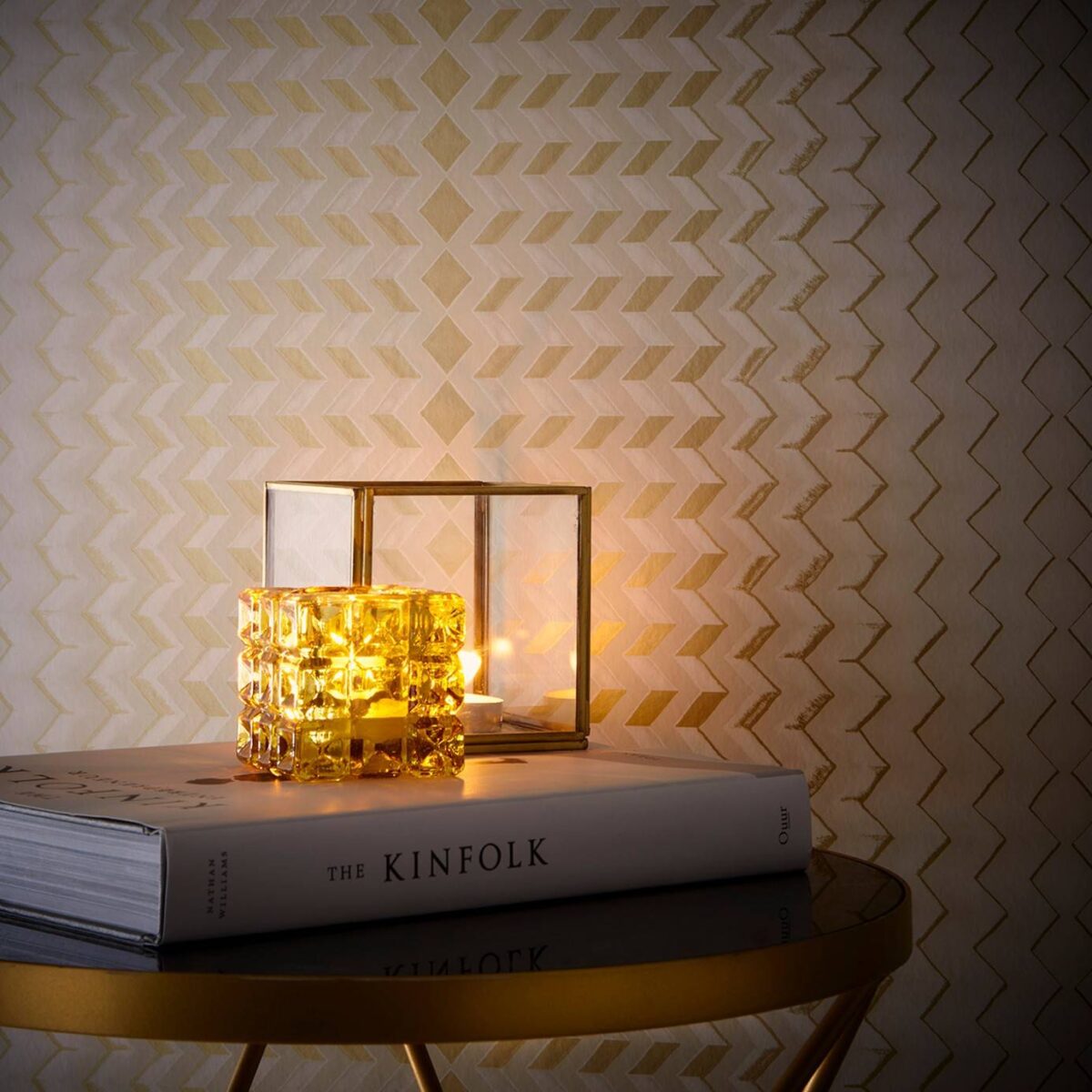 Fragment Wallpaper - Natural / Gold from