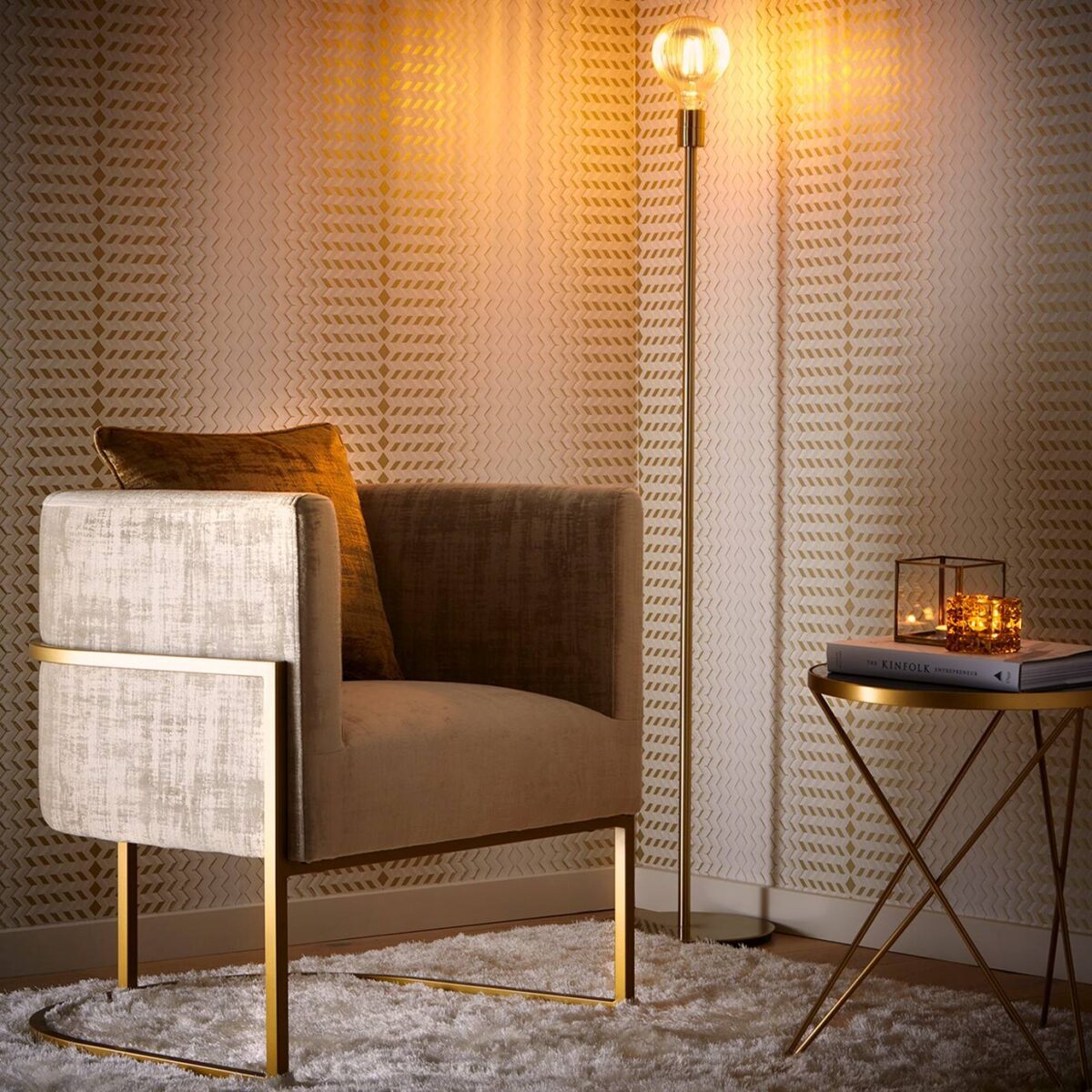 Fragment Wallpaper - Natural / Gold from