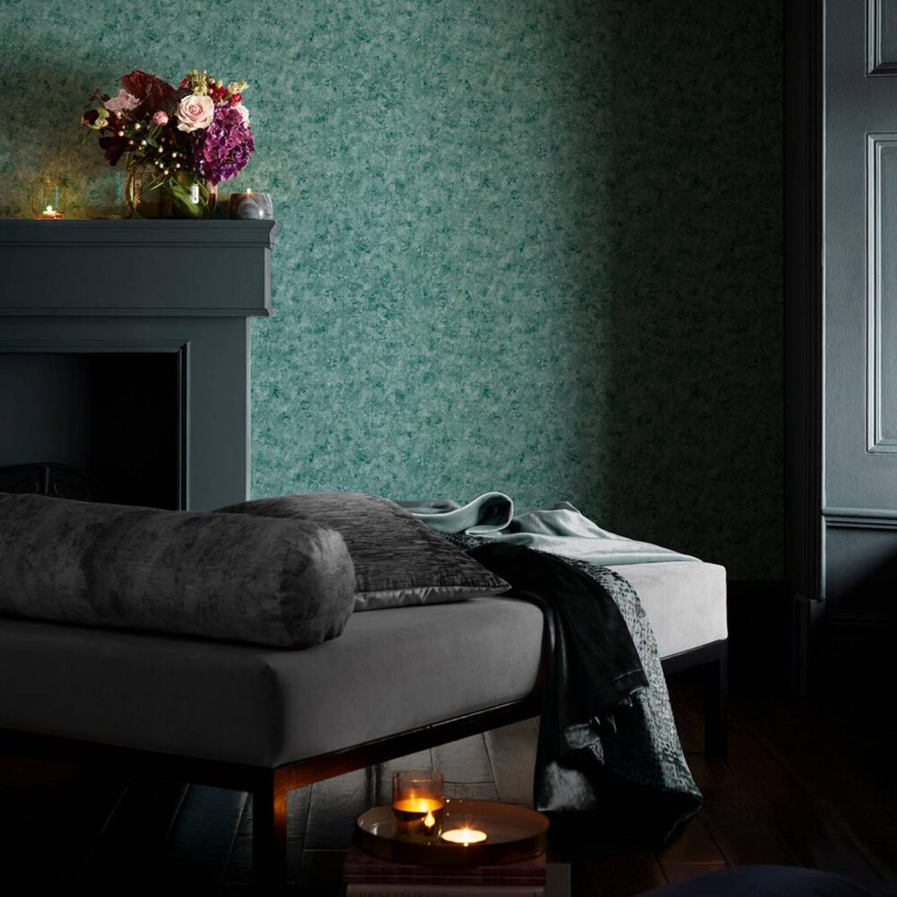 Impression Wallpaper - Teal from