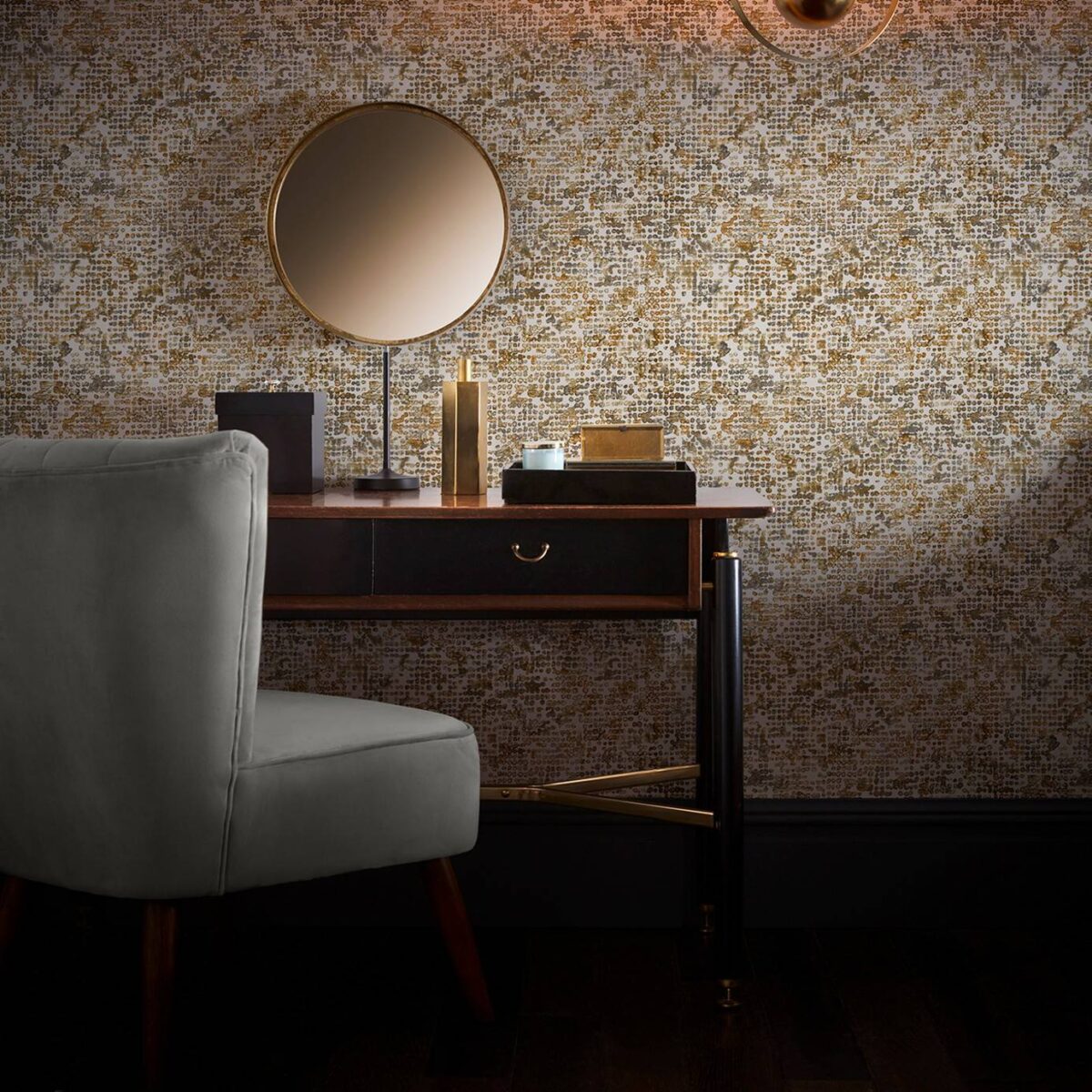 Scintilla Wallpaper - Ochre from